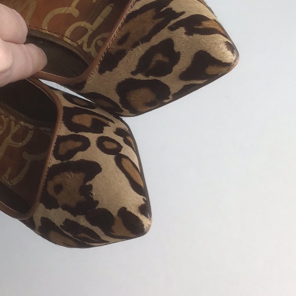 Sam Edelman Leopard Print High Heels - Picture 11 of 13